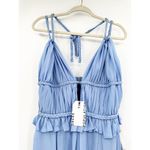 Dress the Population  Athena Braided Halter Gown Periwinkle Size XL NWT Photo 5