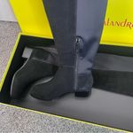 Catherine Malandrino Sz 7.5 Black Suede over the Knee Boots Photo 3