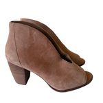 Lucky Brand Joal Shooties Womens Tan Suede Leather Boho Ankle Boots Bootie SZ 8 Photo 1