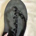 SO Black Bead Flip Flops Photo 3