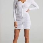 LIONESS Garter Mini Dress in White Photo 0