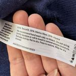 Eileen Fisher Blue Merino Alpaca Wool Tencel Blend Sweater Womens M Long Sleeve Photo 4