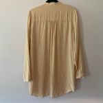 Amanda Uprichard Pink 100 Silk Lace-Up Long Sleeve Tunic Mini Dress Women Medium Photo 6