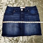 G by Guess  Blue Distressed Denim Mini Skirt Size: L Photo 3