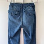 Anthropologie Pilcro Polished Mid Rise Blue Dark Wash Full Length Bootcut Jeans Photo 7