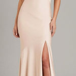 BIRDIE GREY Stephanie Bridesmaid Dress, Matte Champagne, Small Photo 0