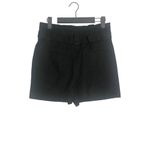 L'Agence NWT  Alex Paperbag Tie Zip High Waist Shorts Pockets 2 Black #1678 Photo 4