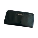 Perlina Deep Green Patent Leather Zip Around Clutch Wallet Photo 1