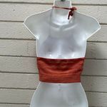 Motel  Roena Crop Top In Space Dye Tangerine Strawberry size S Photo 6