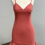 Forever 21 Coral Salmon pink peplum mini dress Photo 1