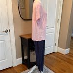 Soma  Cool Nights Pajama Set Pink V-Neck Top & Arrow Print Pants Size L Valentine Photo 6