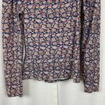 Boden Blue&Pink Paisley Puff Sleeve Sweetheart Neckline Jersey Top Sz.8 Pink Photo 10