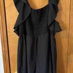 Boutique  Black Flowy Romper Photo 0