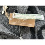 RD Style  Conscious Women's 1/4 Zip Gray Black Animal Print Wool Blend Sweater M Photo 3