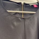 Vince Camuto Black Draped Zip Accent Sleeveless Top Size 10 Workwear Photo 4