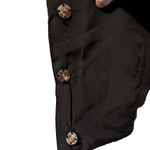 NWT Blue B Rhinestone Studded Crop Vest Top Small Edgy Concert Western Party Black Photo 7