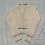 SheIn Cream Knitted Cardigan Sweater Photo 5