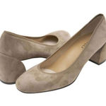 VANELI CAMILA Pump Block Heel Tan MILITARY SUEDE‎ Size 9 Photo 0
