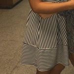 Esley Linen Blue / White Striped Dress Photo 2