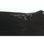 Elie Tahari Black Sheath Dress Size 14 Lace Sides Snakeskin Back Photo 3