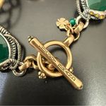 Lucky Brand  Egyptian Revival Scarab Snake Frog Cabochon Toggle Bracelet 40g. Photo 15