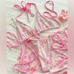 Blackbough  Swim x Frazier Sterling bikini set lucky girl hearts bottoms cheeky Photo 5