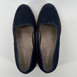Vionic Women 6 WIDE Willa Wedge Suede Loafer Navy Blue Arch Support Ortho NWOB Photo 4