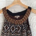 Magic  tribal print trapeze sleeveless‎ dress Photo 0