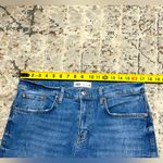 ZARA high rise distressed jeans size 8 baggy loose fit ankle cropped length Photo 4