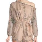 Allison New York One Shoulder Floral Romper ruffle one Photo 0