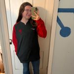 Nike Philadelphia Phillies  Authentic Collection Thermal Crew Performance Pullover Sweatshirt - Charcoal/Red Photo 2