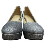 Michael Kors US 8 Chantal Platform Pump Heels Silver Elegant Formal Party Shoes Photo 1