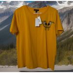 J.Crew Super Cute NWT WOMEN'S L  HOROSCOPE T-SHIRT IN GEMINI‎ Blingbling  Chic Photo 3