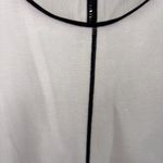 Alice + Olivia  Sleeveless Dress Mini White w Black Piping Size 0 Mint "Employed" Photo 4