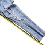 Hollister  Women's Ultra High-Rise Mom Jeans Size 29 Distressed Light Wash Photo 8