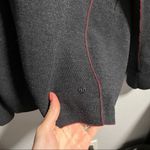 Lululemon Reversible Cardigan Sweater Maroon Charcoal Photo 8