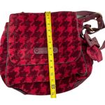 Juicy Couture Vintage Red Houndstooth Y2K Large Purse Shoulder Bag SKU 1416 Photo 14