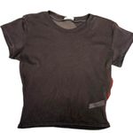 Free People  Intimately Crop Mesh Tee Bundle - Sizes XS & S, Brown and Dark Brown Photo 13