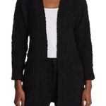 Bobeau  Open Front Patch Pocket Popcorn Cardigan Photo 0