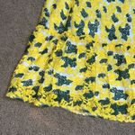 Dress the Population Sunny Floral Embroidery Tiered Dress Canary Yellow Small Photo 6