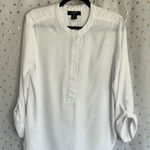 Verve Ami  White Blouse Size M Photo 0