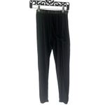 Victoria's Secret Women's Size XS Black Thermal Black Gold Loungewear Leggings Photo 5