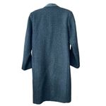 HUNTERS RUN wool coat with leather trim, size 6 Black Photo 1