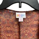 LuLaRoe  Open Cardigan Sz Small Orange Women’s See Through Photo 5