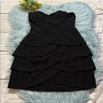Ark & Co. Black Tiered Strapless Mini Dress sz S Photo 1