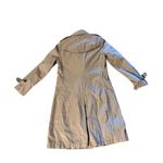 Massimo Dutti Beige Trench Coat Double-Breasted Belted Size M Vintage Photo 3