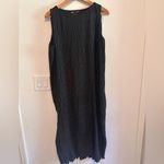 ZARA  Plisse Maxi Sleeveless Black Dress Sz M Photo 1