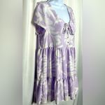 Kiwi + Punch Lilac and White Floral Women's Dress (647) Purple Photo 2