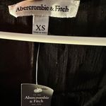 Abercrombie & Fitch Black Crochet Hem Sleeveless Romper Photo 7