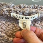 Yet Again  Sweater Mocha Textured Crewneck Womens Smsll Photo 5